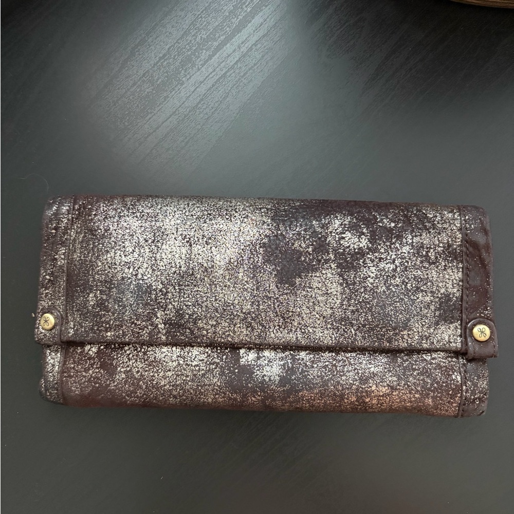 HOBO Metallic Brown Wallet